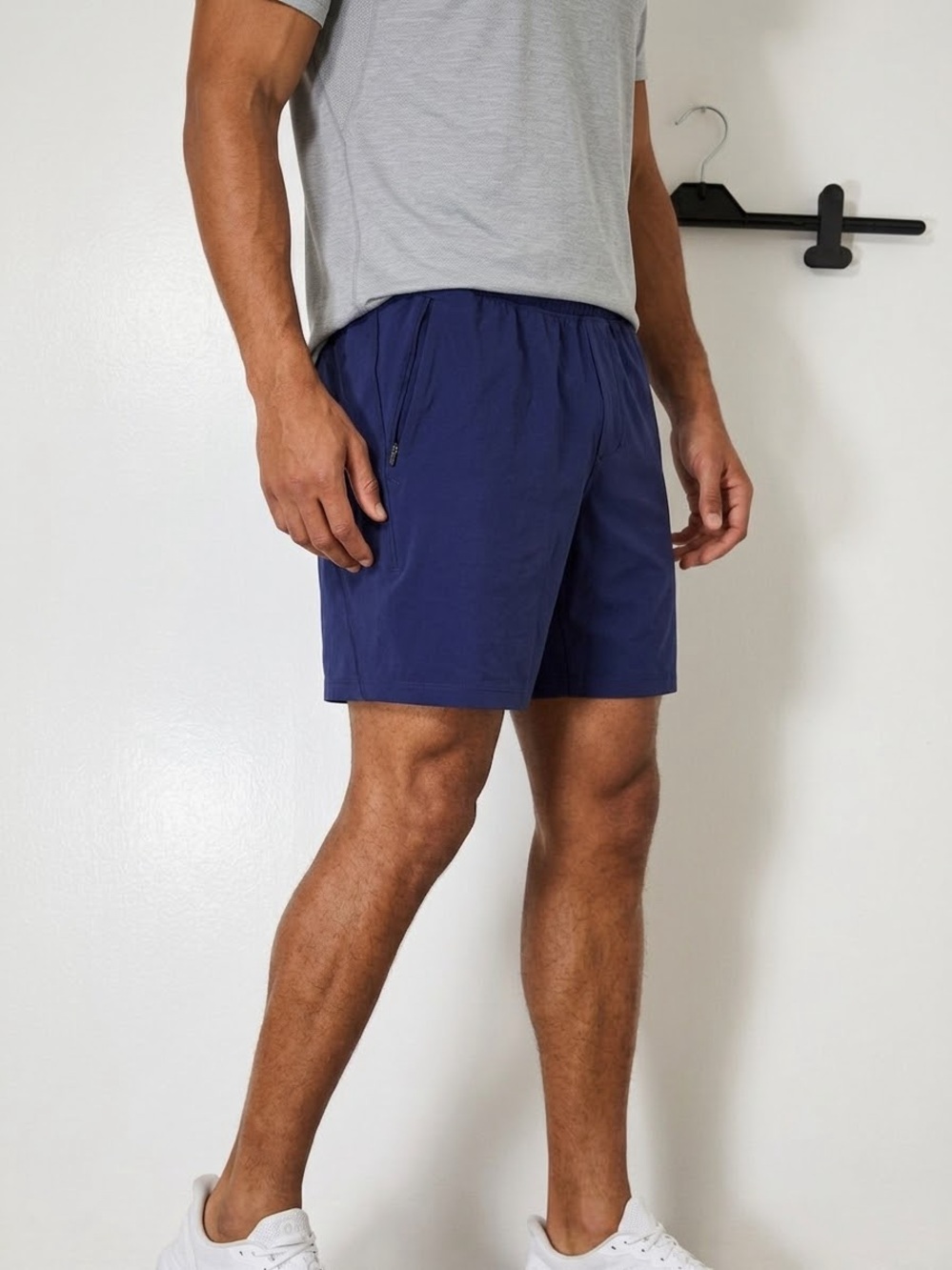 Lululemon Men's Pace Breaker Lined Royal Blue Athleisure Gym Sporty Shorts Sz M